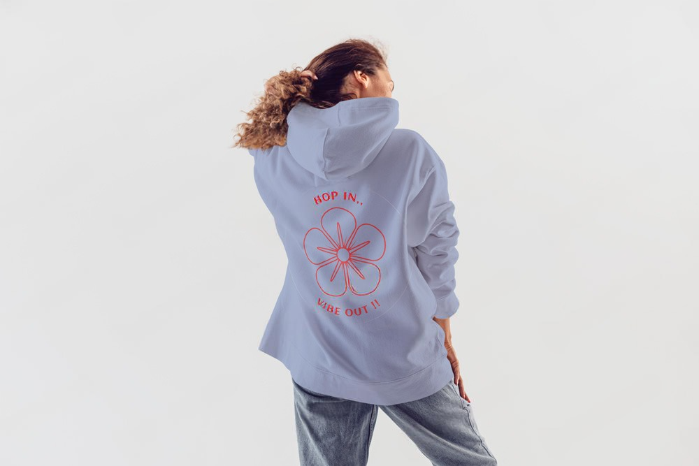 Hop In, Vibe Out – Women’s Hoodie