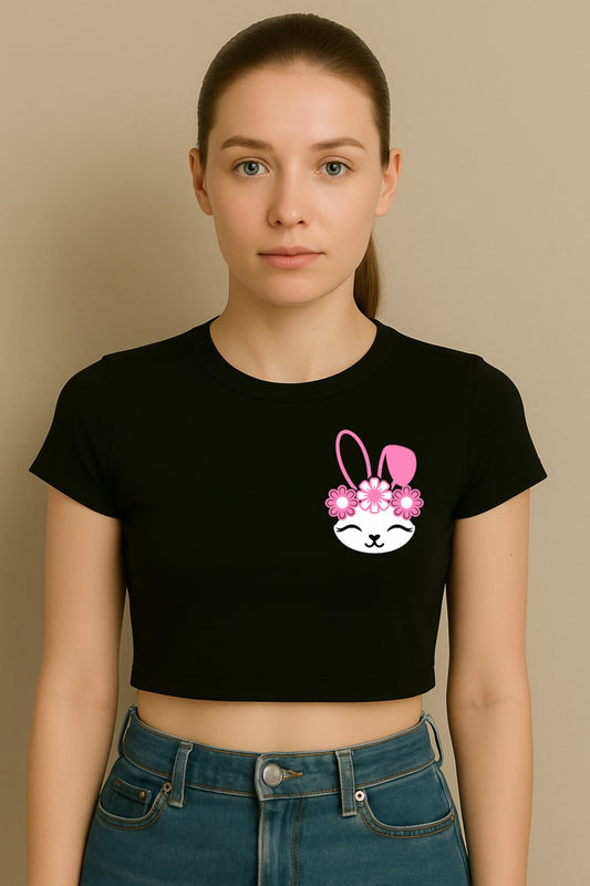 Blush Bunny - Crop Top