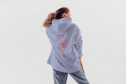Hop In, Vibe Out – Women’s Hoodie