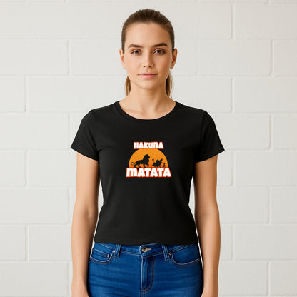 Hakuna Matata - Black Women's Tee