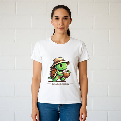 Holiday Mood Turtle Tee – Women’s Edition
