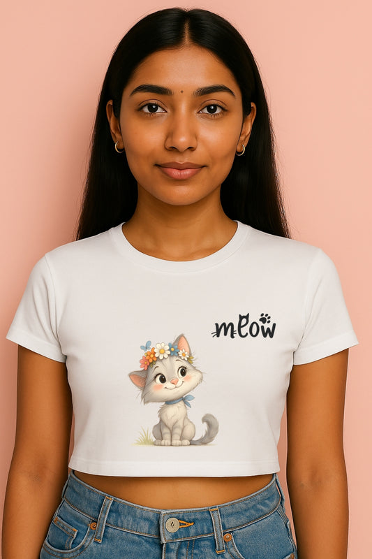 Kitty Charm - Crop Top