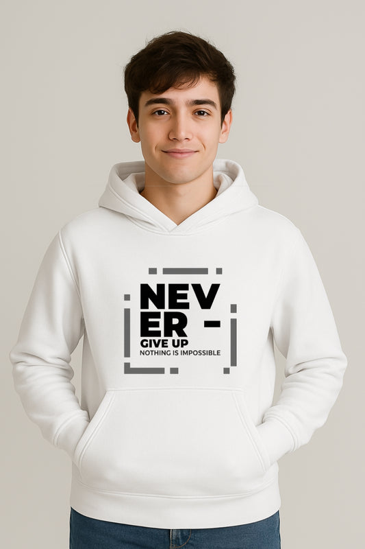 Never Give Up - Men's Hoodie