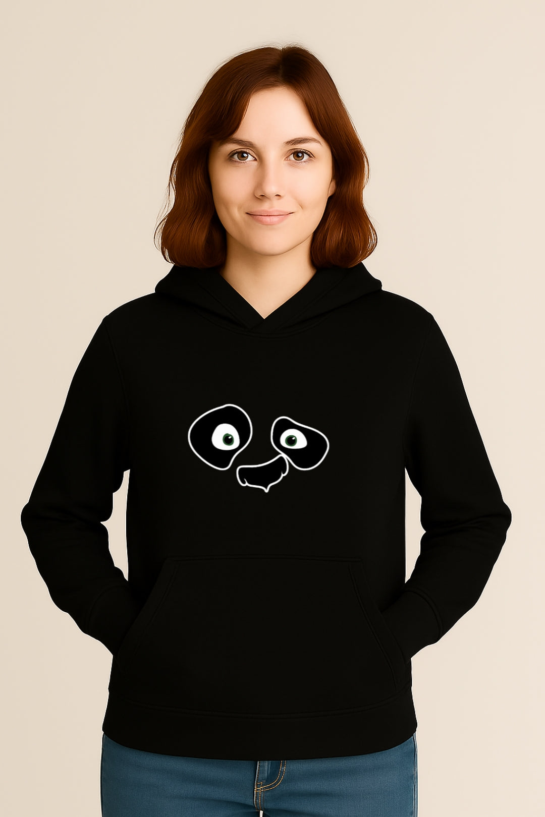 Panda Peek - Woman's Hoodie