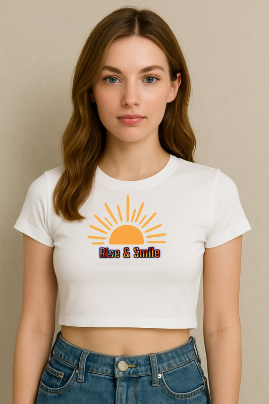 Rise & Smile - Crop Top