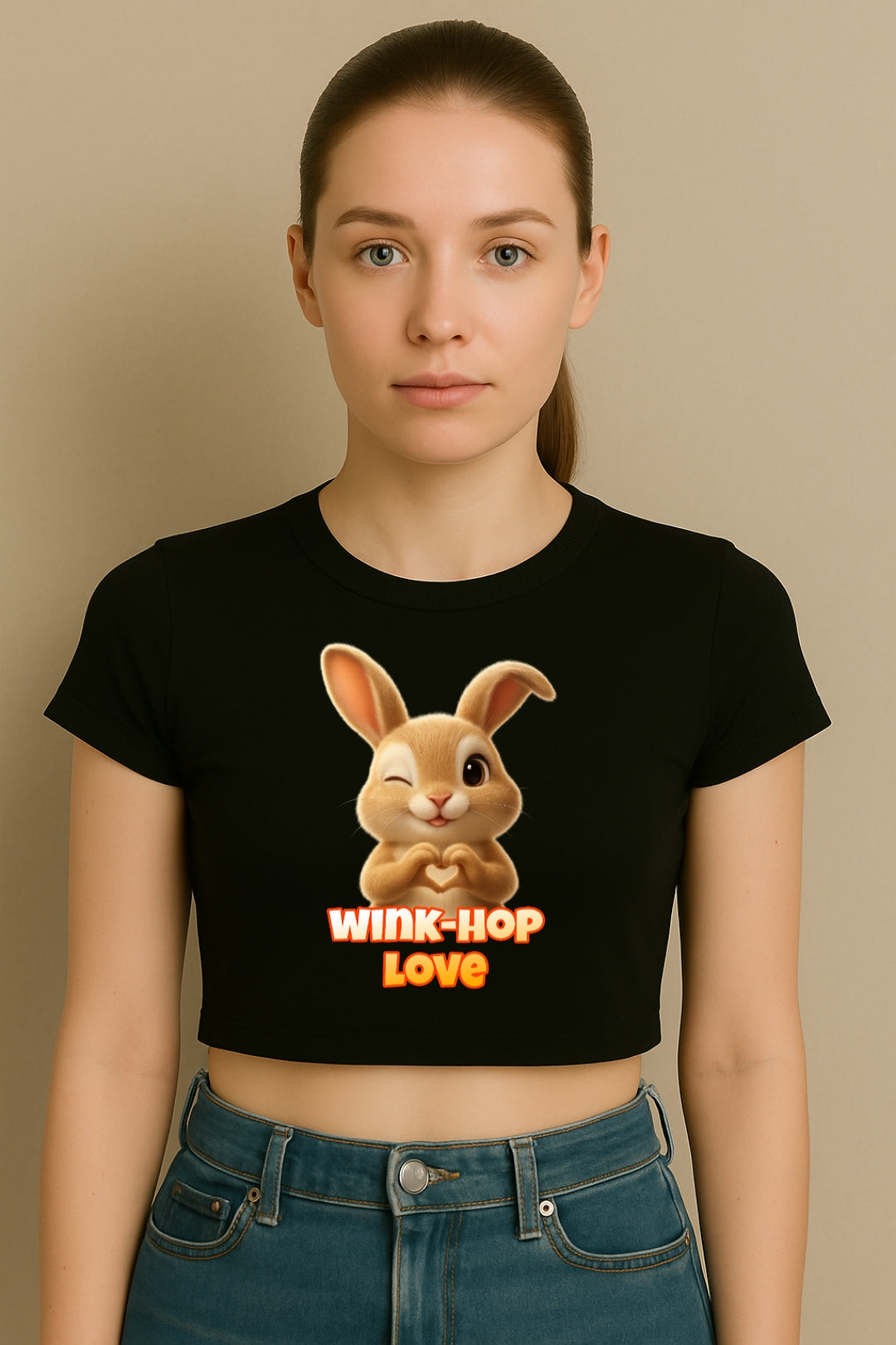 Wink-Hop, Love - Crop Top