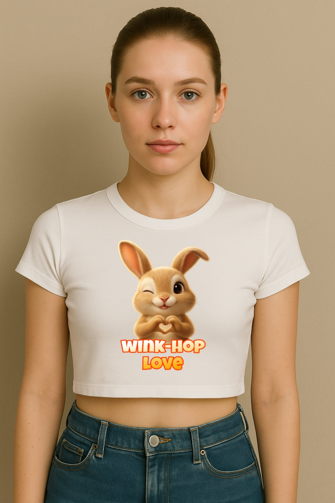 Wink-Hop, Love - Crop Top