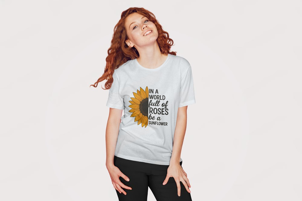 "Be a Sunflower" Women's T-Shirt