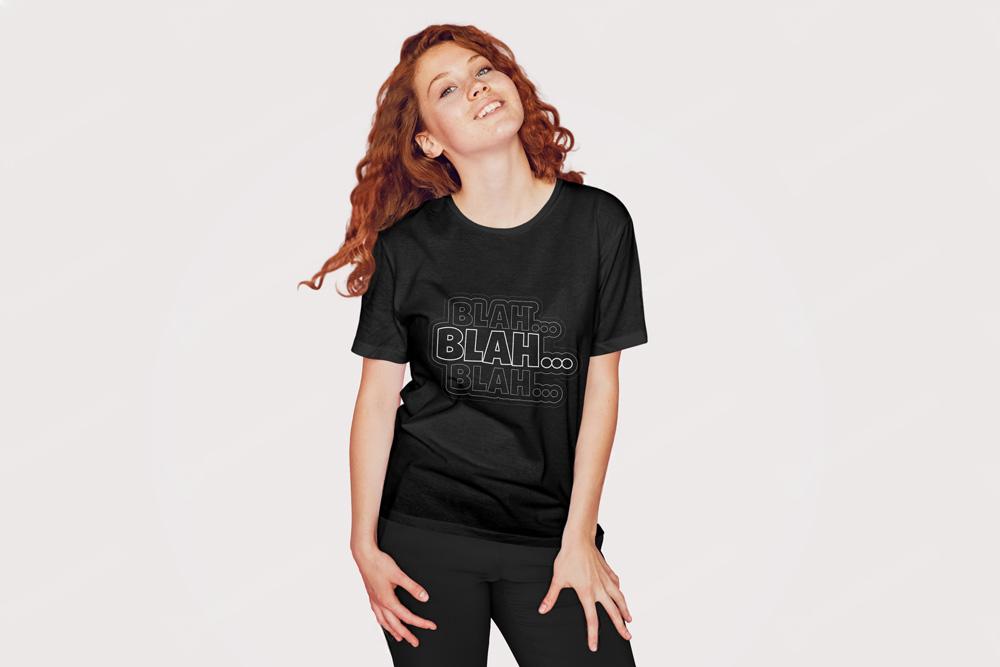 "Blah... Blah... Blah..." Women's T-Shirt