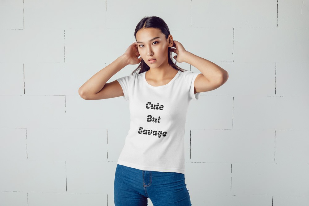 “Cute but Savage” women’s tee