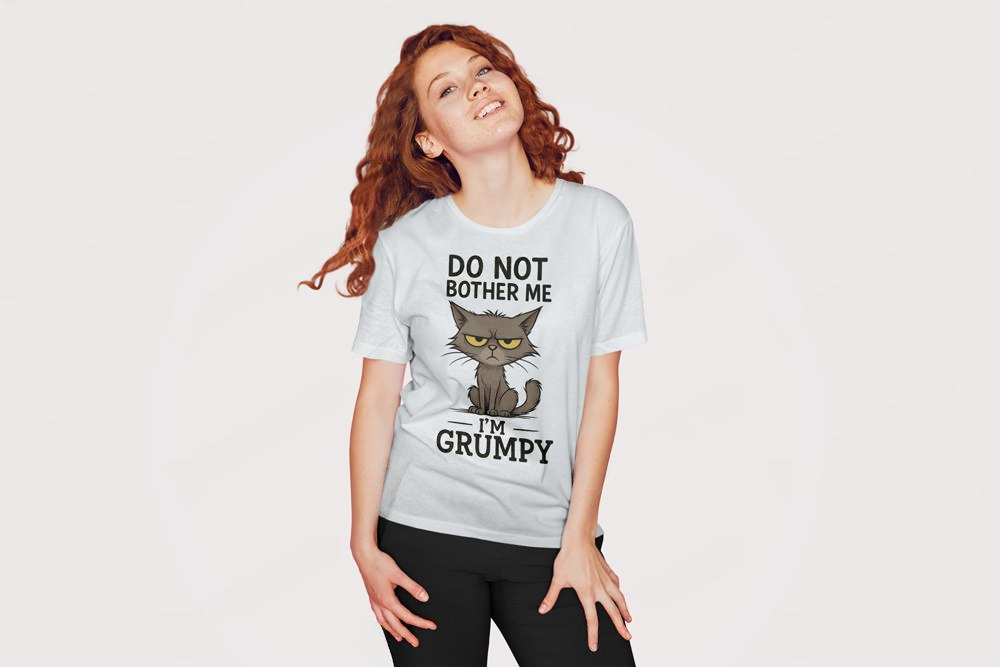 “Do Not Bother Me – I’m Grumpy” Women's T-Shirt