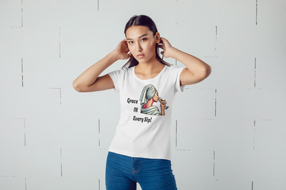 Grace in Every Sip - Women's T-Shirt