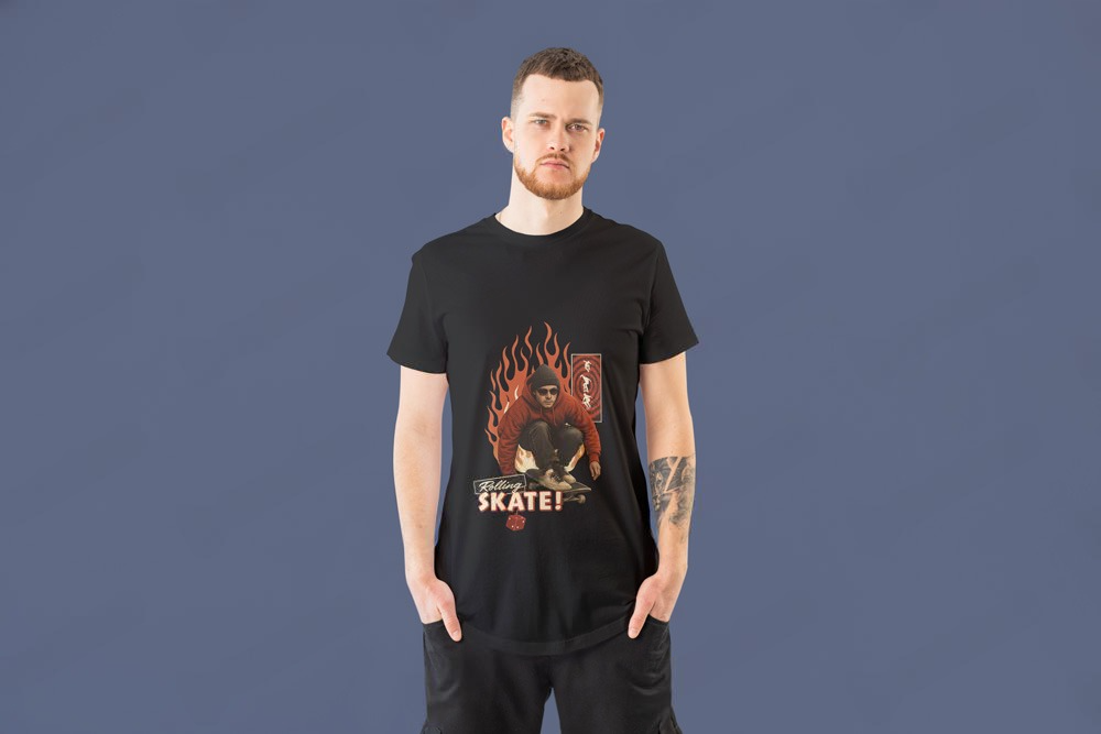 Rolling Skate - Men's T-Shirt