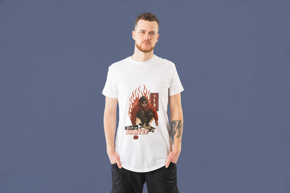 Rolling Skate - Men's T-Shirt